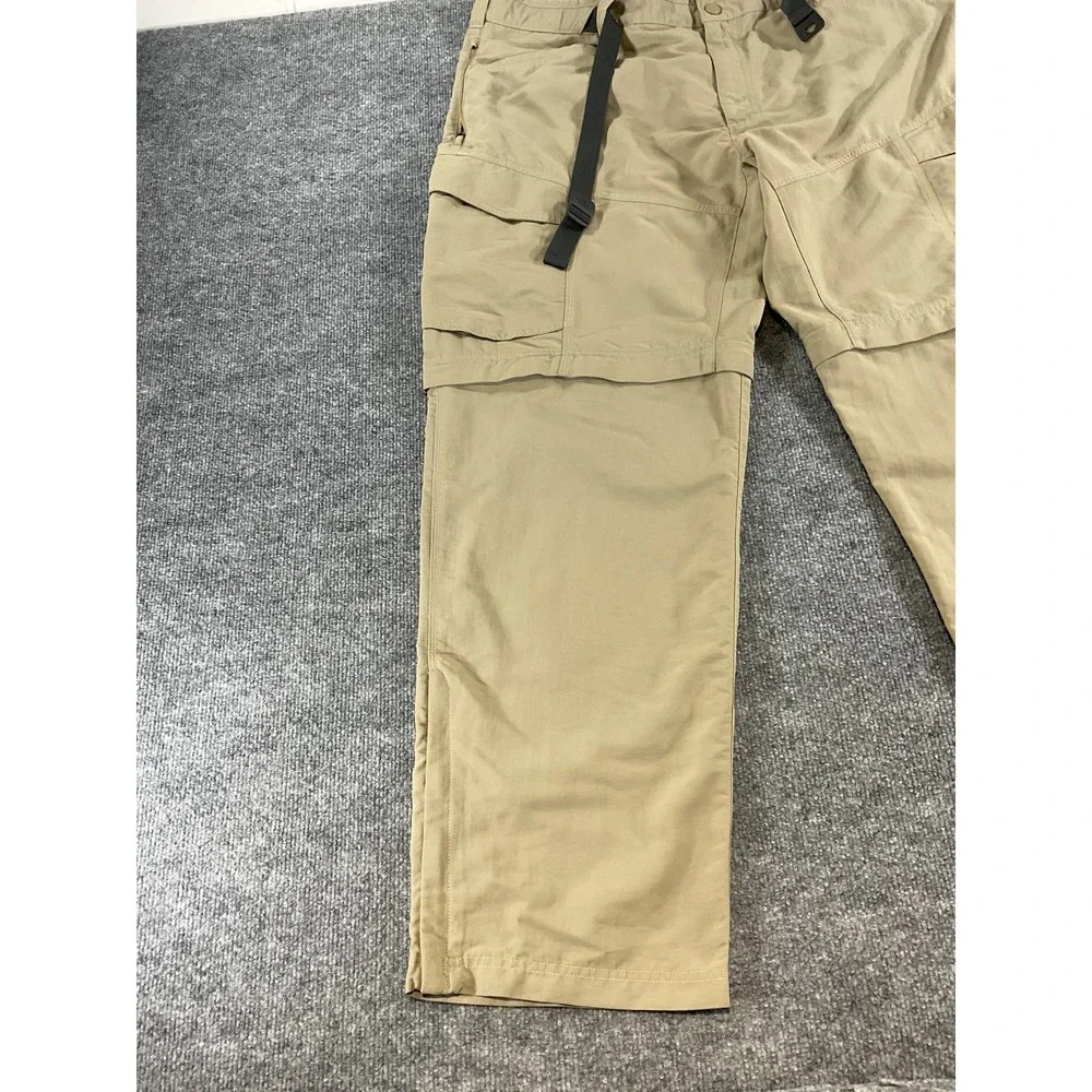 The North Face XXL Ripstop Convertible Cargo Hiking Pants Beige Zip Off Outdoor